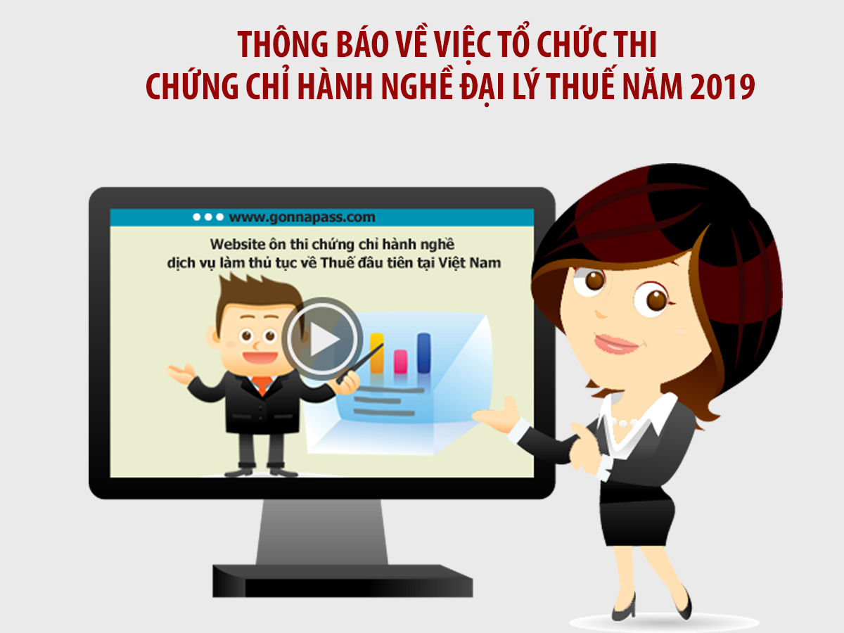 Lịch thi Đại lý Thuế 2019