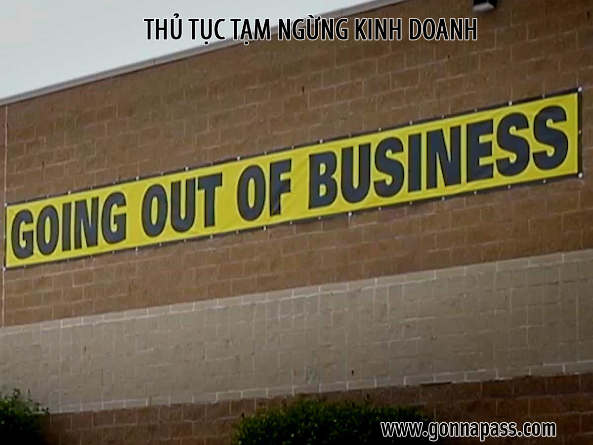 Thủ tục tạm ngừng kinh doanh