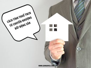 thuế TNCN từ chuyển nhượng bất động sản