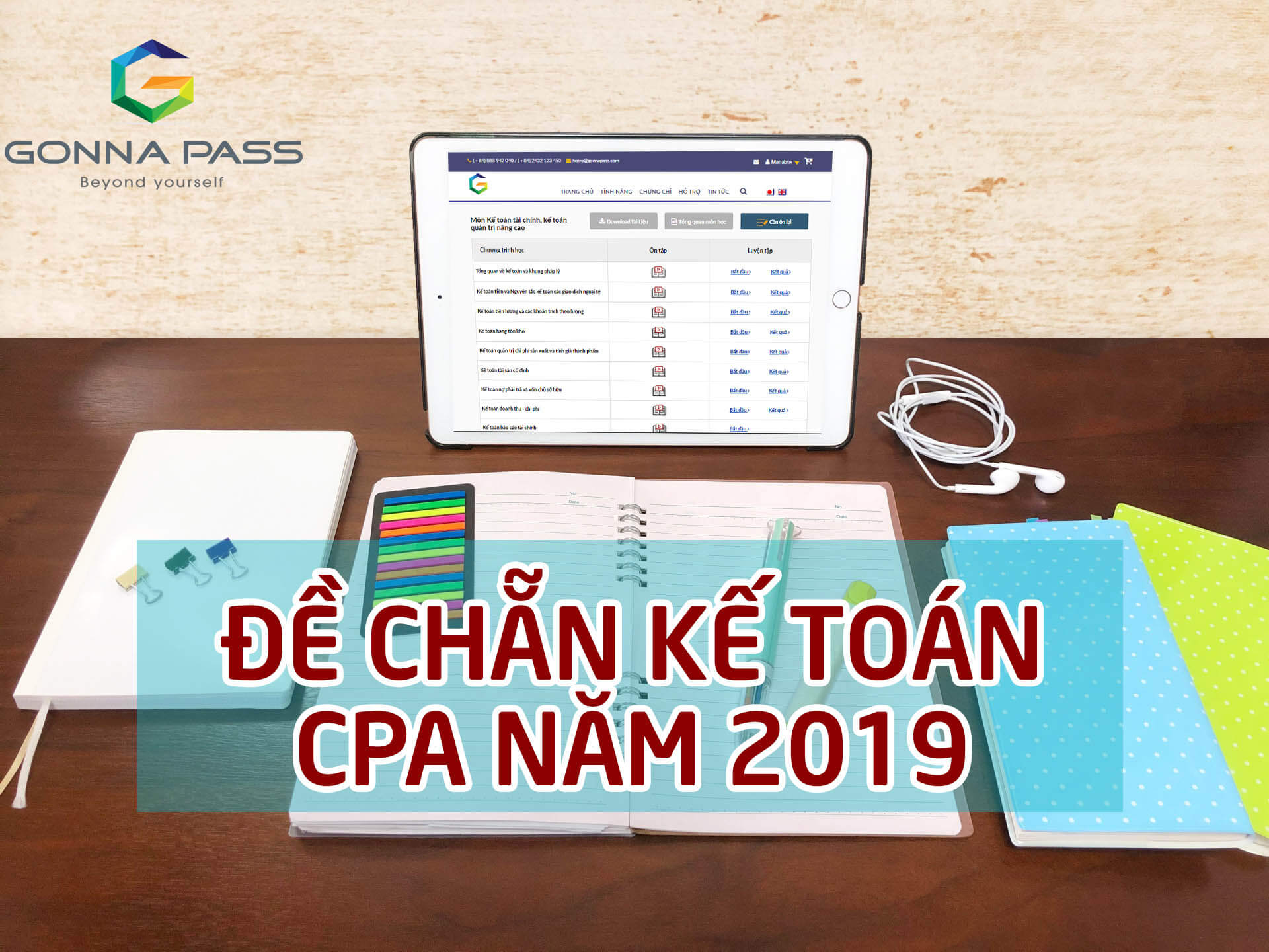Đề chẵn môn Kế toán – CPA 2019