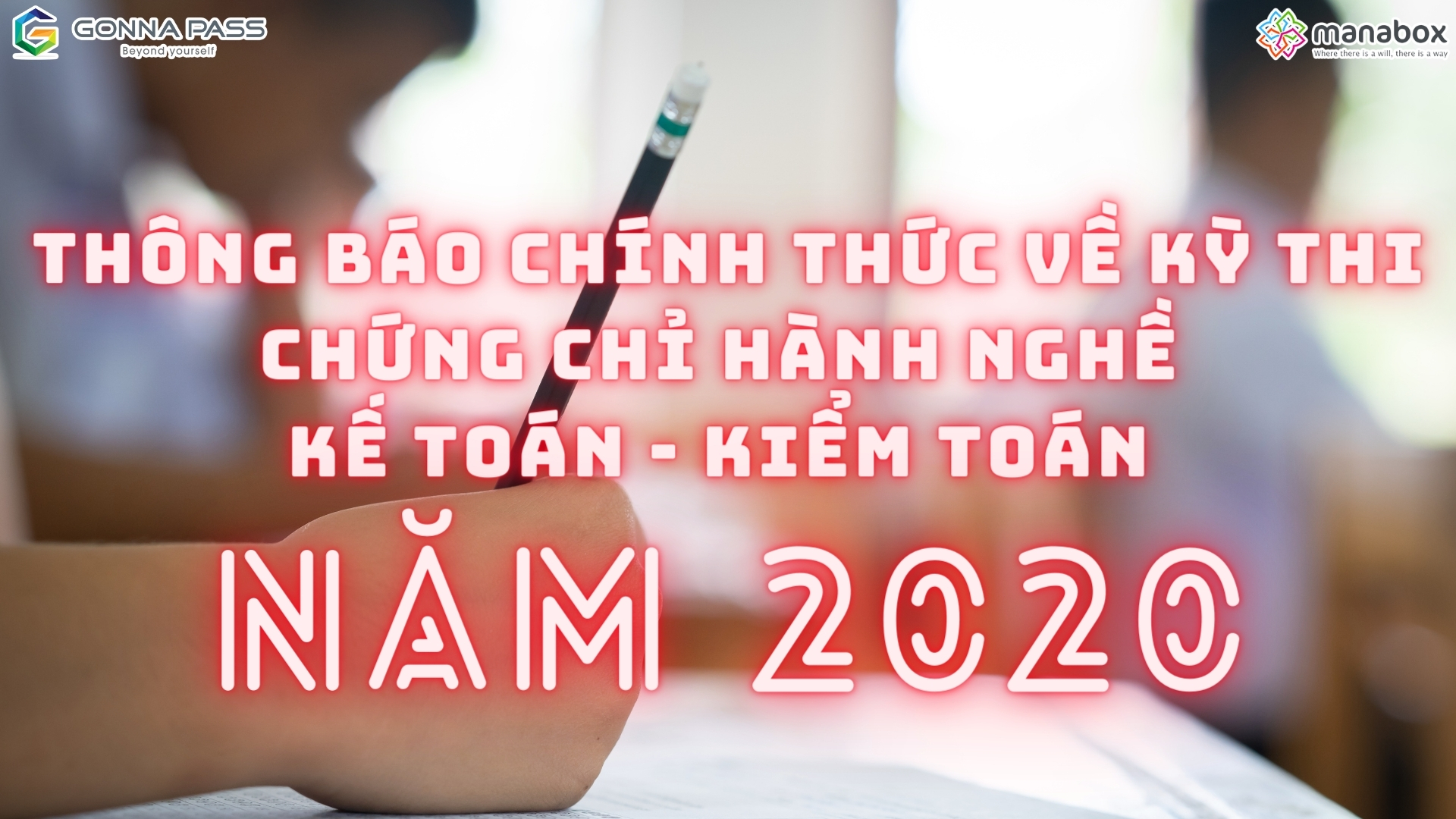 Thông báo chính thức về kỳ thi chứng chỉ hành nghề kế toán