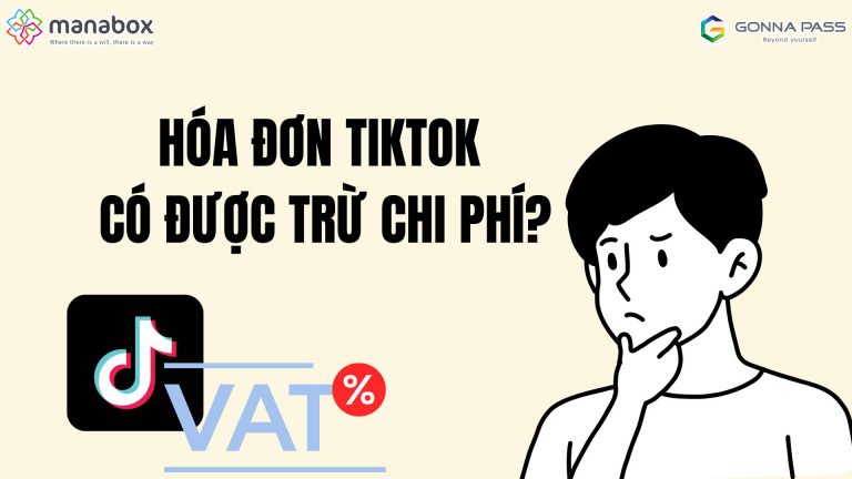 Hóa đơn Tiktok có được trừ chi phí